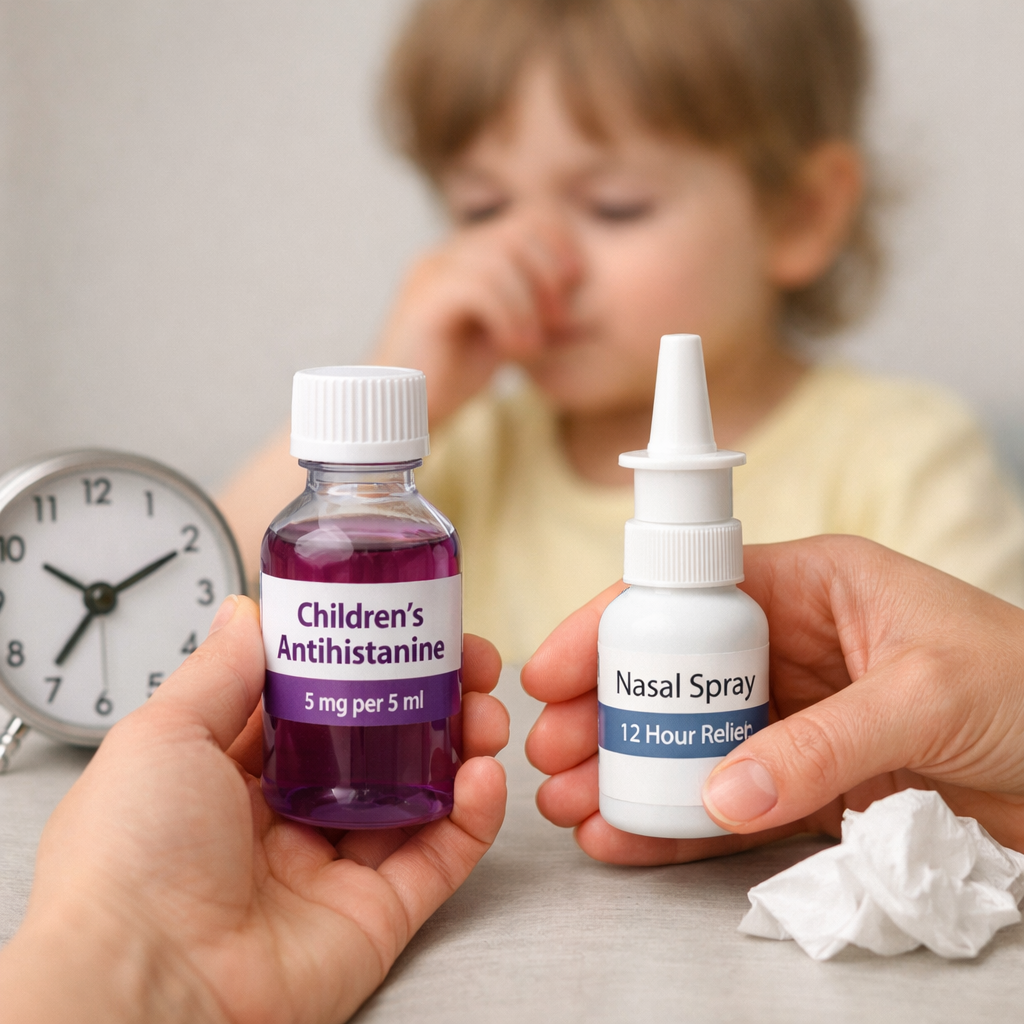 Children’s Antihistamines vs Nasal Sprays: Faster, Longer Relief Compared